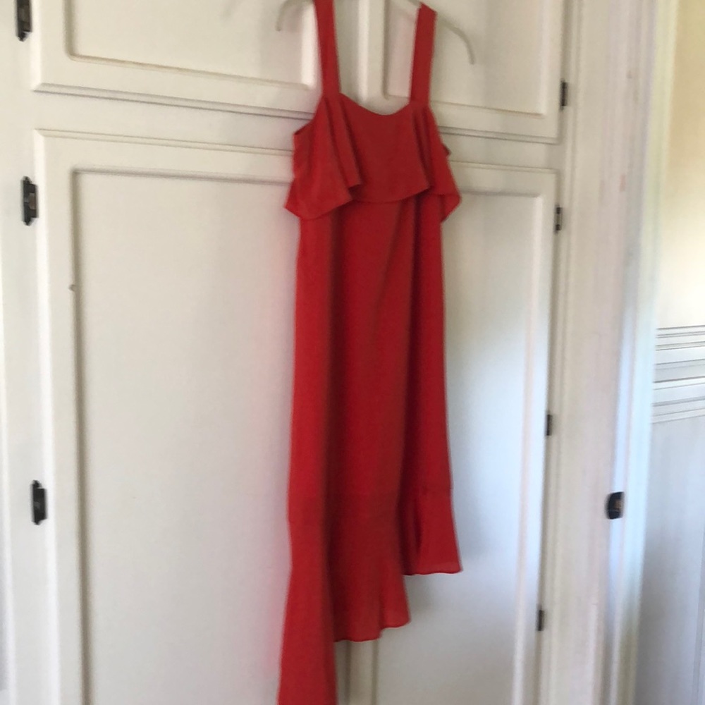 Ruffled High Low Hem Sundress